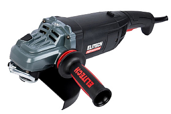 УШМ 230 ELITECH AG 2523Е; 2.4кВт; 6000 об/мин; 6,3кг; плав пуск