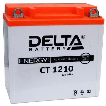 АКБ для мопеда 12V 9(10Ah) DELTA CT1210