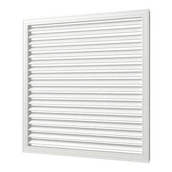 Решетка вентиляционная, профиль ПВХ, 600х600, бел.