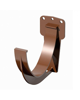 Кронштейн желоба (коричневый) VERAT ПВХ