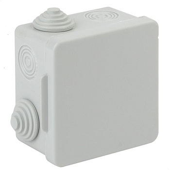 Коробка распаячная ОП 7 вводов 80х80х50мм