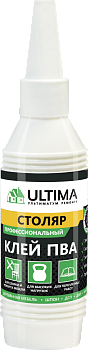Клей ПВА ULTIMA СТОЛЯР флакон 0,08кг Клей ПВА ULTIMA СТОЛЯР флакон 0,08кг