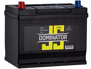 Аккумулятор DOMINATOR JIS 6СТ-70 (1) D26 Азия