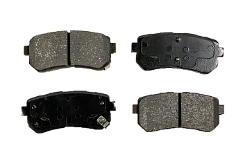 Колодки тормозные, задние (с антискрипной пластиной)