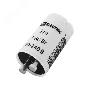 Стартер S10 4-80Вт 220-240В алюм.контакты TDM 4-65ВТ