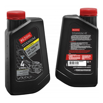 Масло REZOIL TITANIUM 4-т п/с, (до-30С) SAE 10W40 API SJ/CF 0,946л