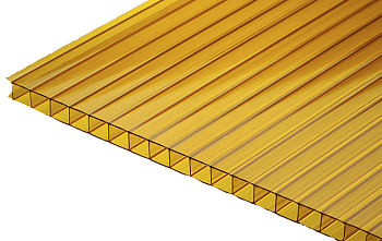 Поликарбонат 4х2100х6000 (янтарный)