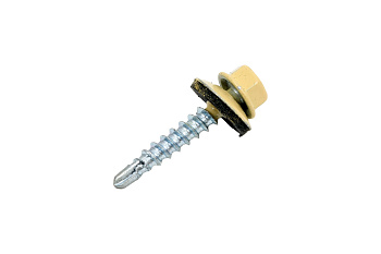 Саморез по металлу Daxmer 5,5х19 RAL 1014 (50) сверло №3