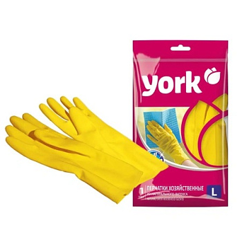 Перчатки резиновые YORK р.L