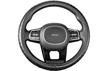 Оплетка SKYWAY Top-12 M Черная экокожа