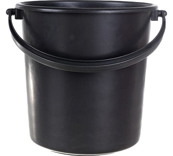 Ведро черное 7л