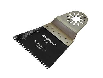 Насадка для МФИ ПРАКТИКА режущая прямая, BiM, по металлу и дереву, 68 мм, мелкий зуб