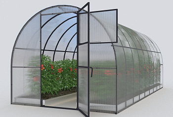 Теплица НОВАТОР Титан ГОСТ 3*4 (ш.0,66м)