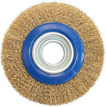 Кордщетка для точил ПРАКТИКА 150 мм мягкая, переходники 1/2", 5/8", 3/4", 7/8", 1"