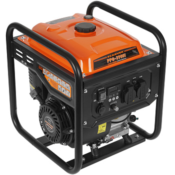 Генератор CARVER  PPG -3900I инверторный (3/3,3кВт, 220/12В, 2 розетки, дисплей)