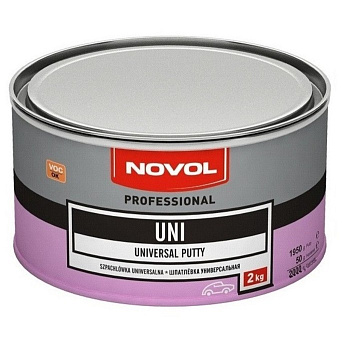 Шпатлевка NOVOL UNI универсальная 1кг. Шпатлевка NOVOL UNI универсальная 1кг.