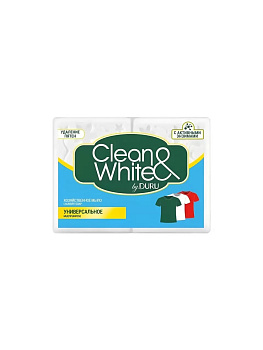 Мыло хозяйственное Отбеливающее DURU CLEAN&WHITE 120г*4*21