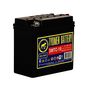 АКБ ТЮМЕНЬ Мото 3МТС-18А 6В