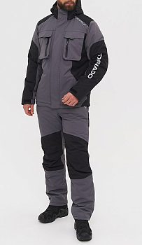 Костюм демисезонный Торнадо ткань Breathable цвет Серый (Размер: 56-58, Рост: 182-188)