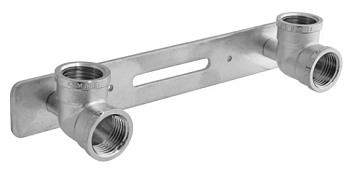 Планка монтажная с 2мя водорозетками 1/2 в/в MPF, MP-У