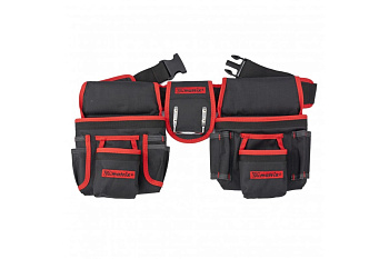 Сумка - пояс двойная, 20 карманов, держатель для молотка // Matrix