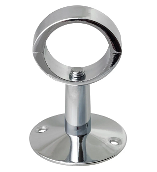 Крепление телескопическое (держатель) разьемное для п./суш. 1" ХРОМ МР-У