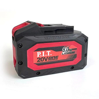 Аккумулятор OnePower P.I.T. PH20-8.0 (20В, 8Ач, Li-Ion, индикация заряда, плата)