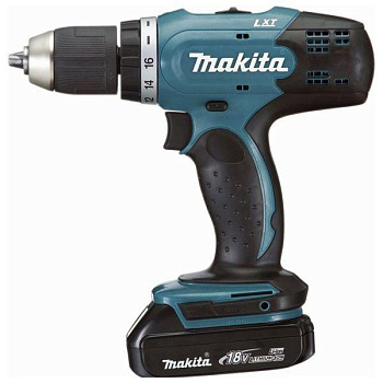 Дрель аккумуляторная MAKITA DDF453SYE (18 В, БЗП.13мм, 2скор, 42нм, 1,8кг, 2акк.Li-ion.1.5Ач, кейс) Дрель аккумуляторная MAKITA DDF453SYE (18 В, БЗП.13мм, 2скор, 42нм, 1,8кг, 2акк.Li-ion.1.5Ач, кейс)