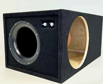 Корпус для сабвуфера 15Т100 Черный (ФИ. 15" 200 труба)
