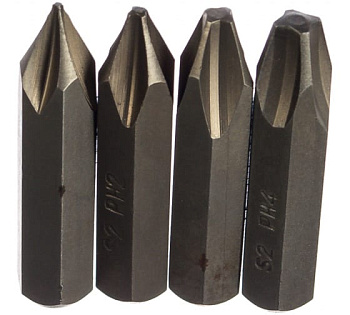 Набор насадок для ударной отвертки (PH1;2;3;4*36мм S2) АвтоDело "Professional"