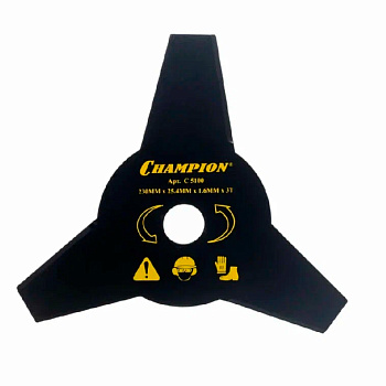 Нож для жесткой травы 3/230/25,4 (тип А)  (125R,235R,FS55,80,85,100,120,FR85,350,4 50), CHAMPION