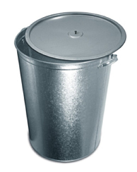 Бак оцинкованный 110л с крышкой