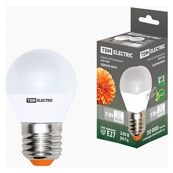 Лампа Jazzway LED G45 E27 5w 4000К 