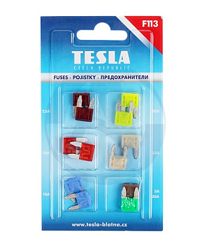 Набор флажковых предохранителей ТЕСЛА малые