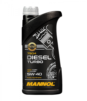 Масло моторное MANNOL TURBO Diesel SAE 5W40 синт. 1л