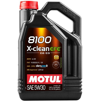 Масло моторное Motul 8100 X-clean EFE 5w 30 5л