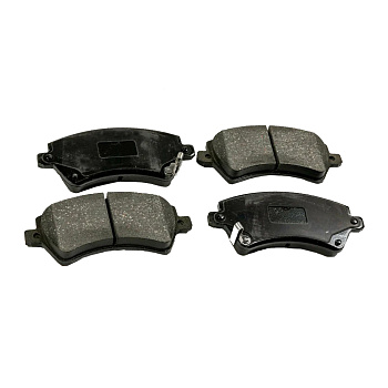 Колодки тормозные, передние (с антискрипной пластиной)