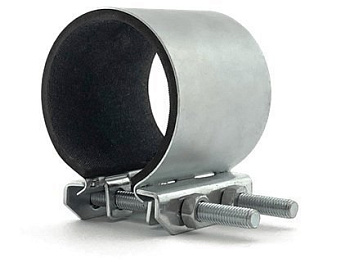 Хомут ремонтный оцинкованный "Краб"3"/дн.87-95/ шир.70